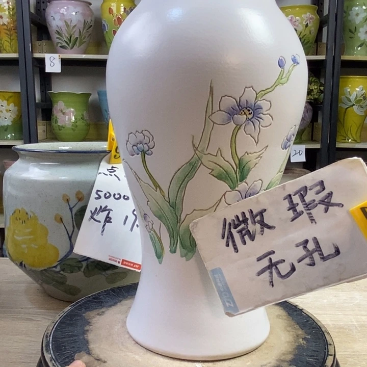 景德镇高温陶瓷花盆