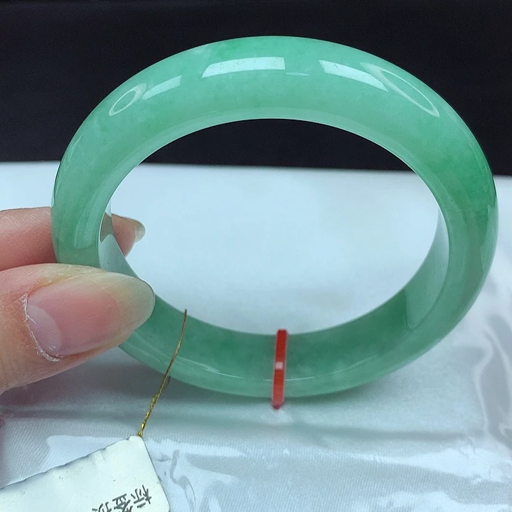 翡翠未镶嵌手镯53圈183