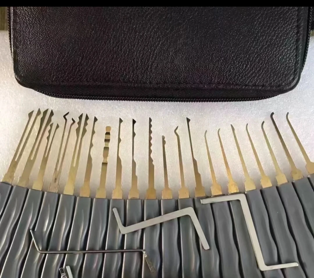 极速风暴镀钛勾套装包含刷勾波浪勾单勾等锁具专用维修工具