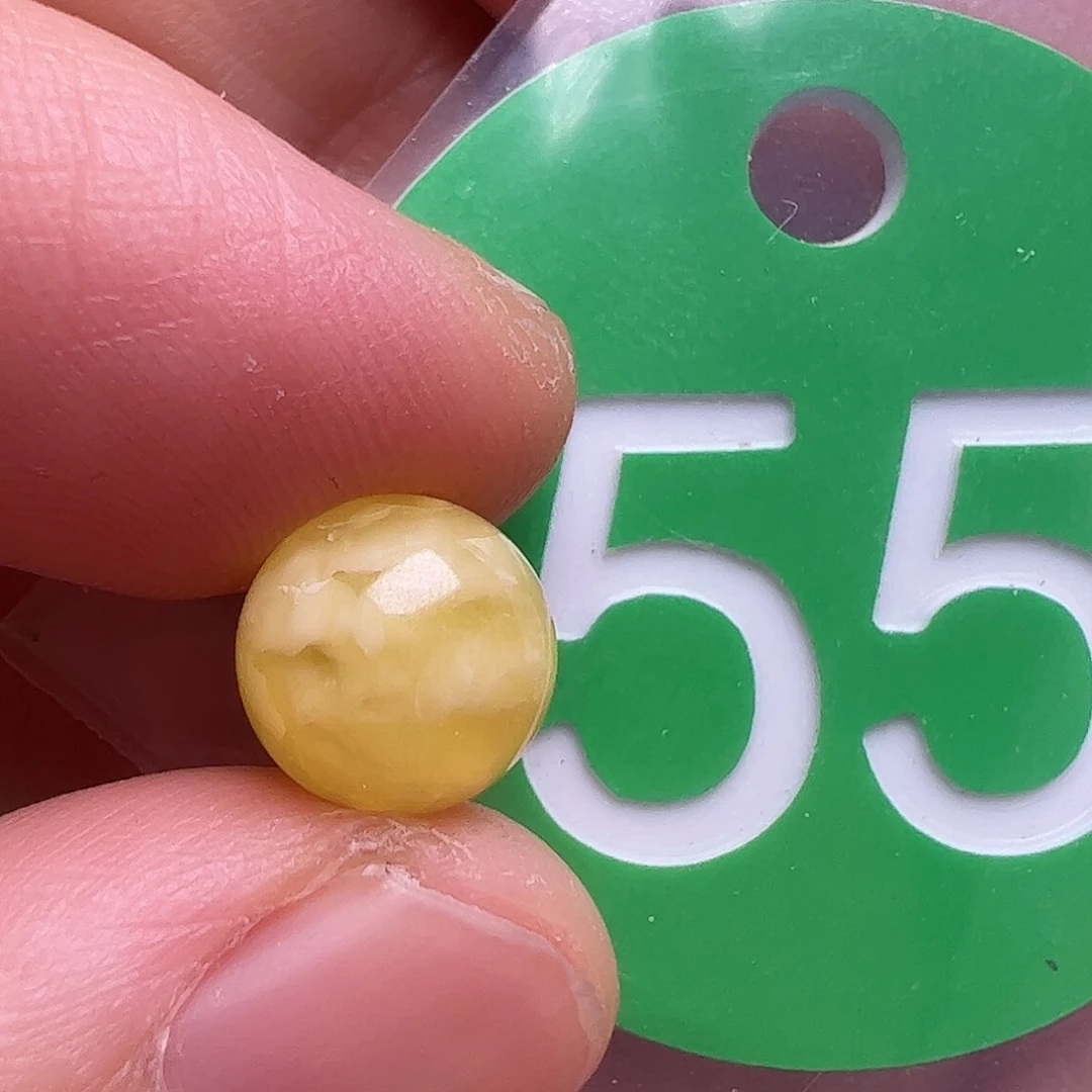 蜜蜡未镶嵌珠宝奇石草***尼8.4m m