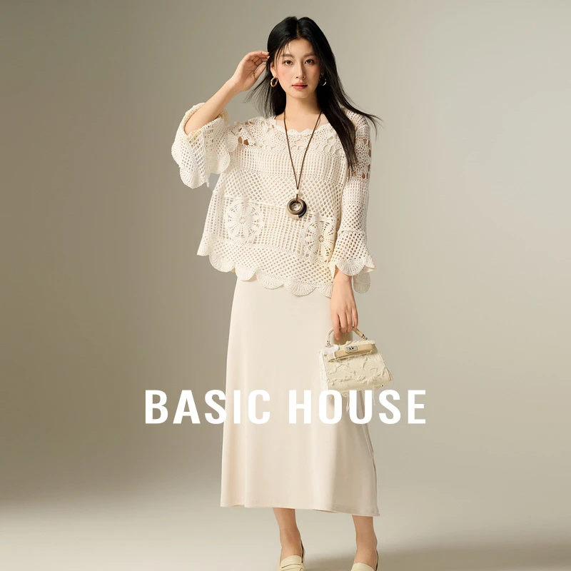 【大叔专属】Basic House/百家好外衫+长裙套B0624A5Q502