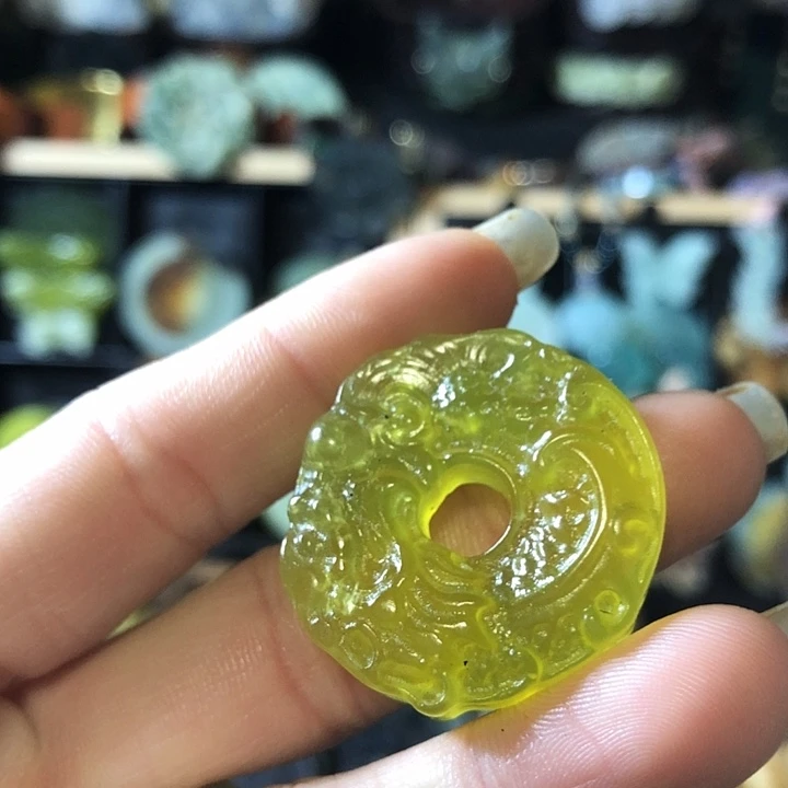 岫玉未镶嵌岫玉挂件