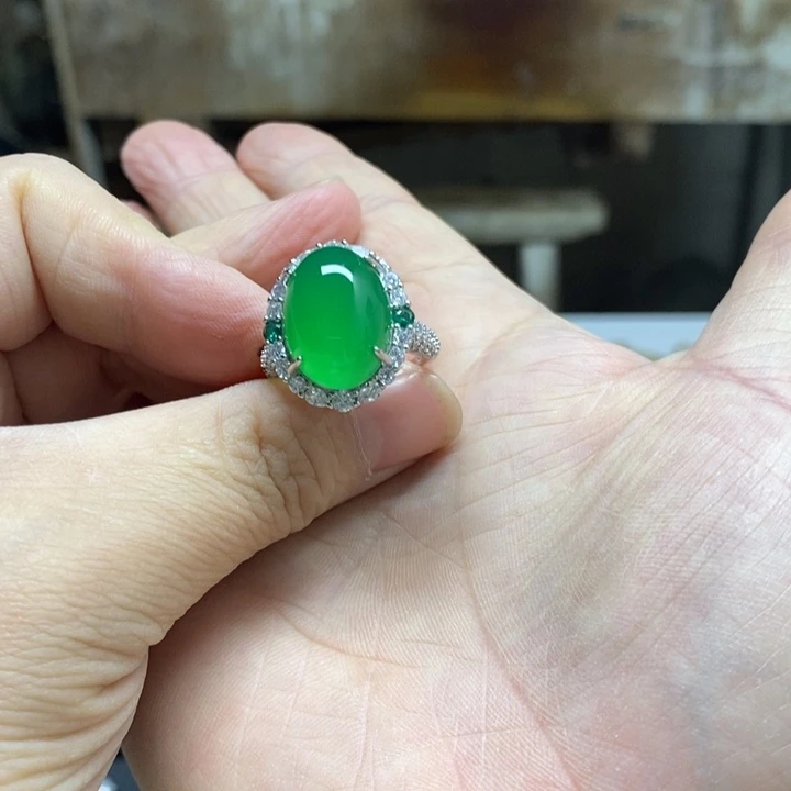 玛瑙/玉髓合金戒指