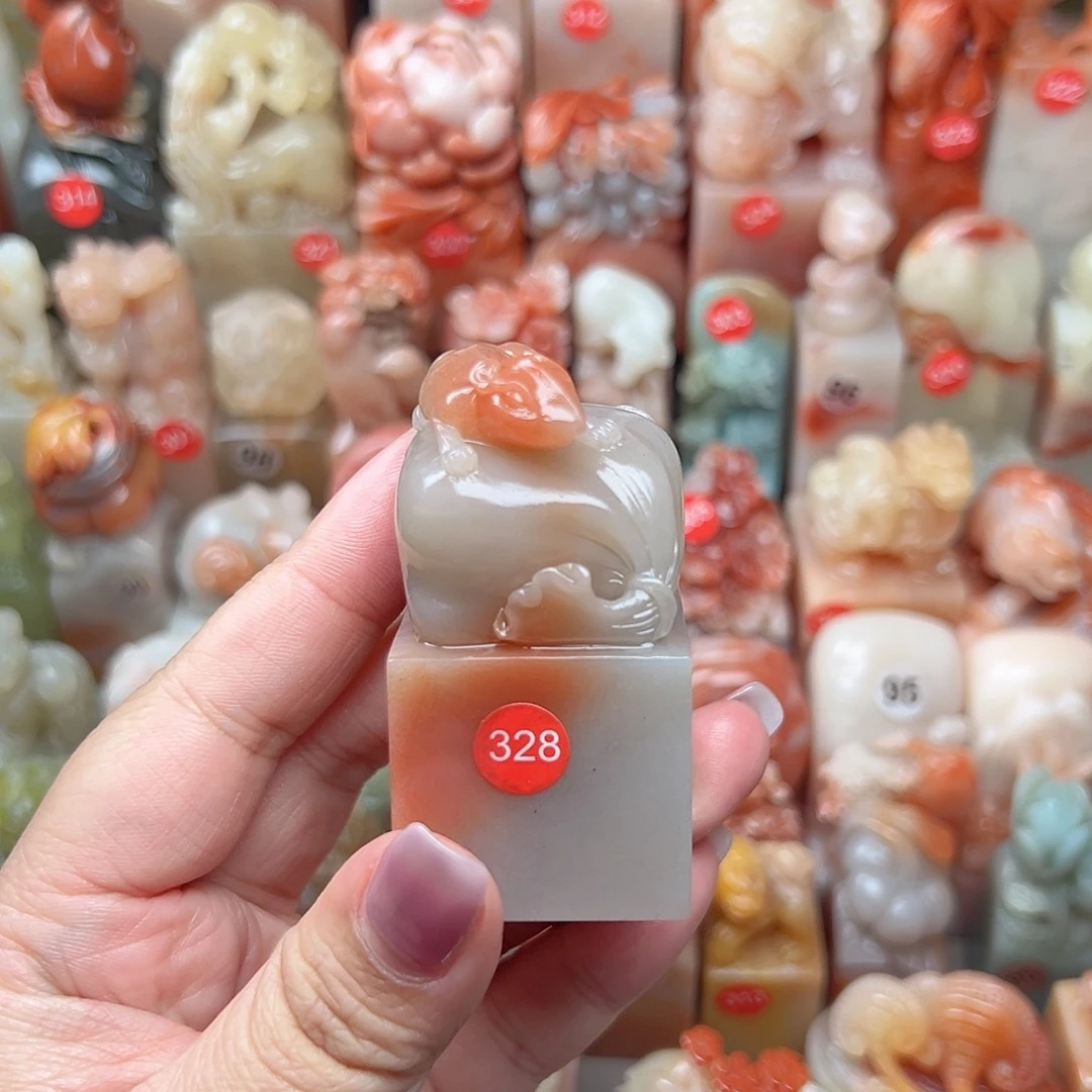 昌化石印石陈*鸣寿山石等