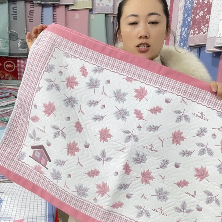 棉特价促销粉色枫叶