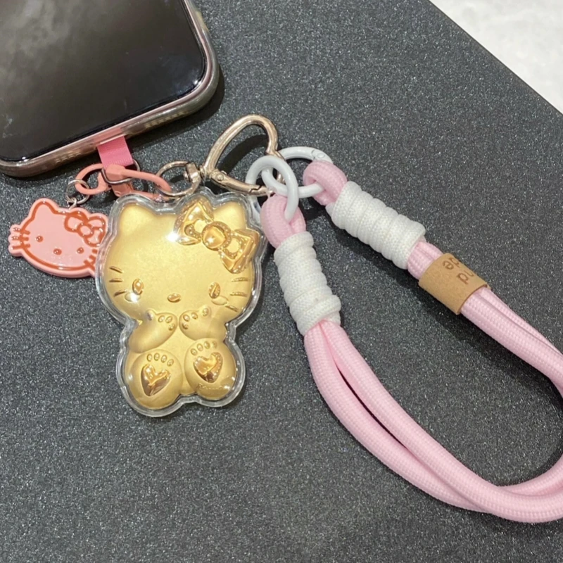 现货深圳水贝爆款凯蒂猫手机挂件KT猫钥匙扣包包挂件女生闺蜜礼品