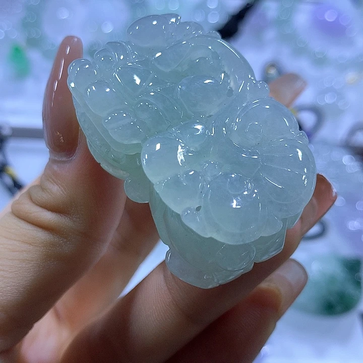 翡翠未镶嵌颈饰天然翡翠A货吊坠