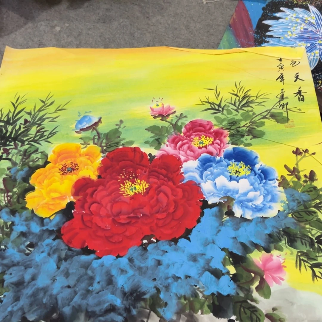 国画国画作品画心一张