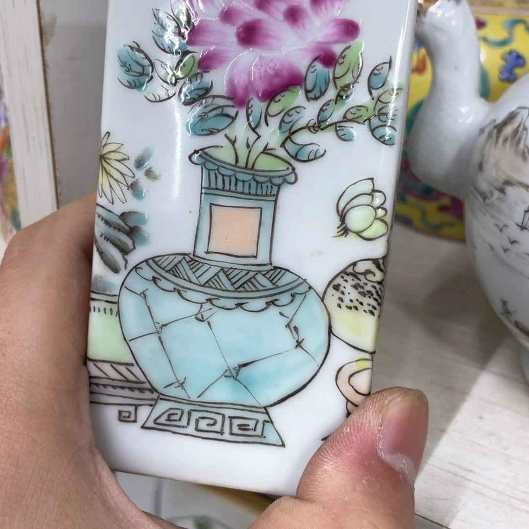 摆件手绘陶瓷作品欣赏