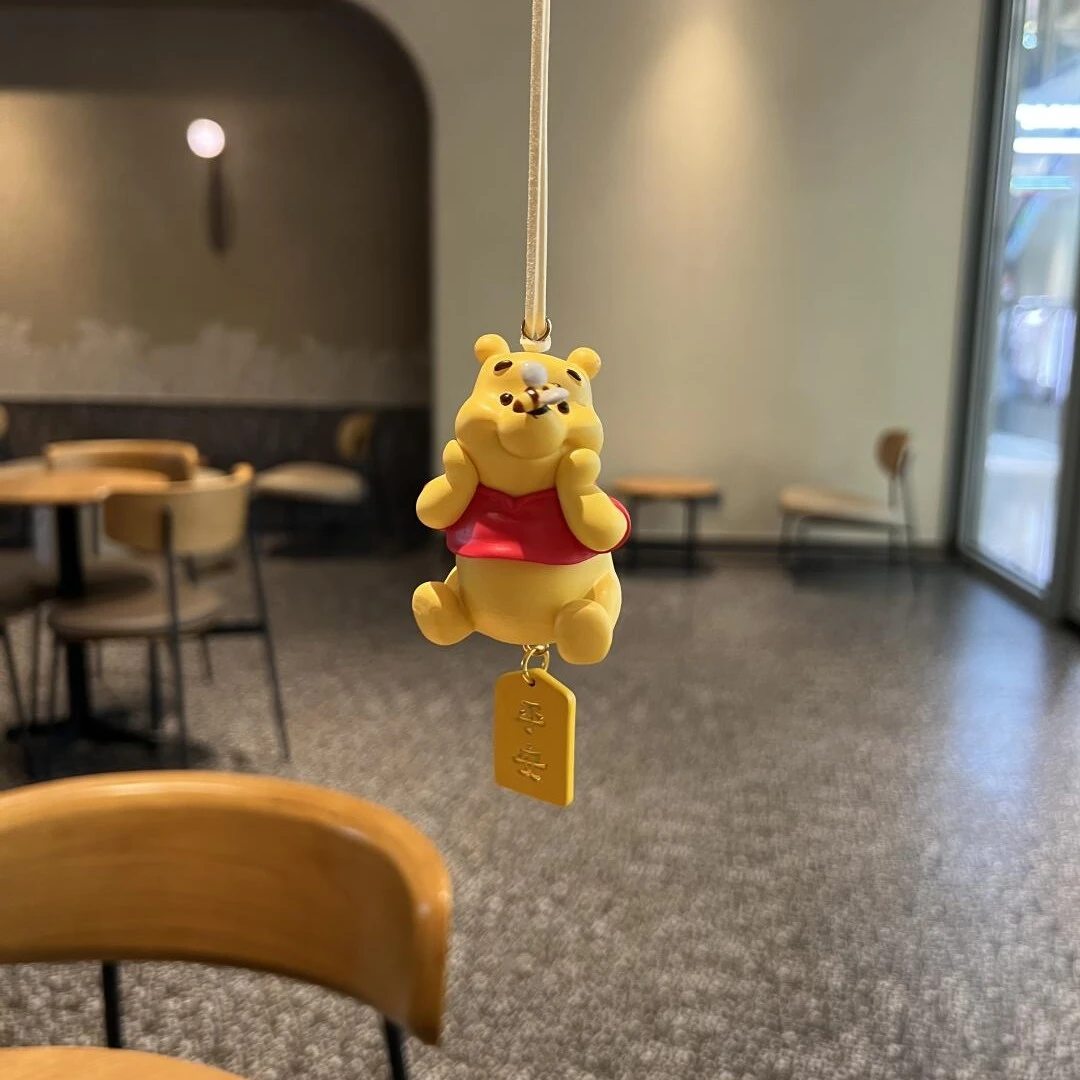 维尼小熊可爱车载挂件后视镜挂饰创意礼物车内吊饰