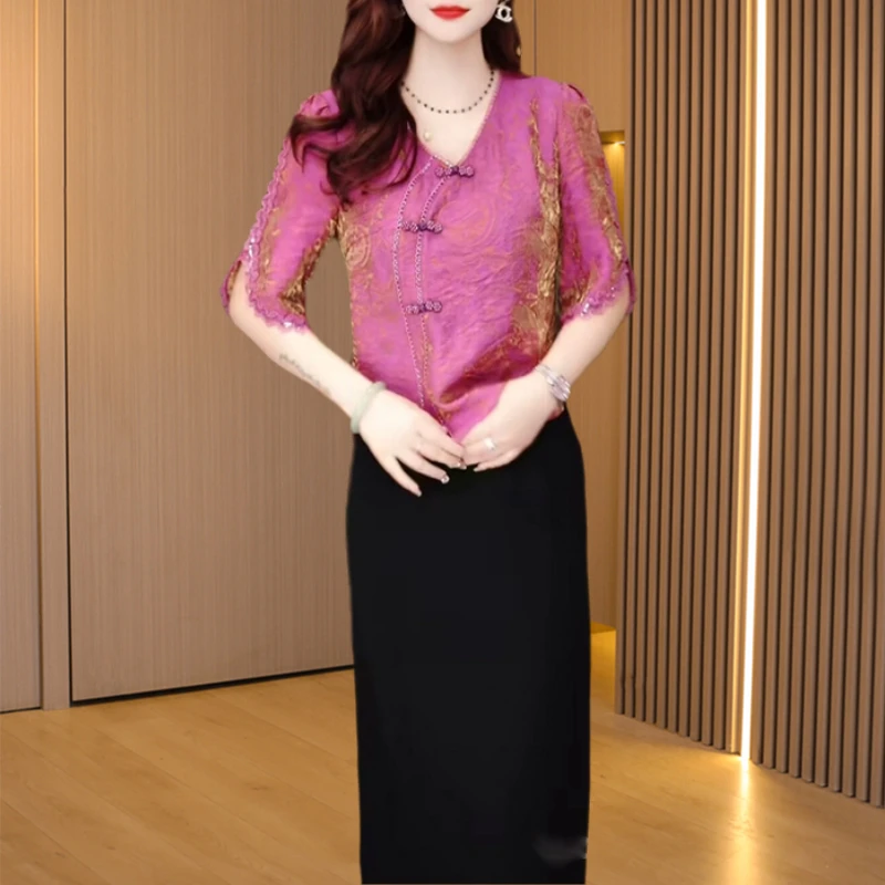 【可蓓儿】假两件连衣裙2025初夏新款时尚显瘦修身高端气质妈妈裙子