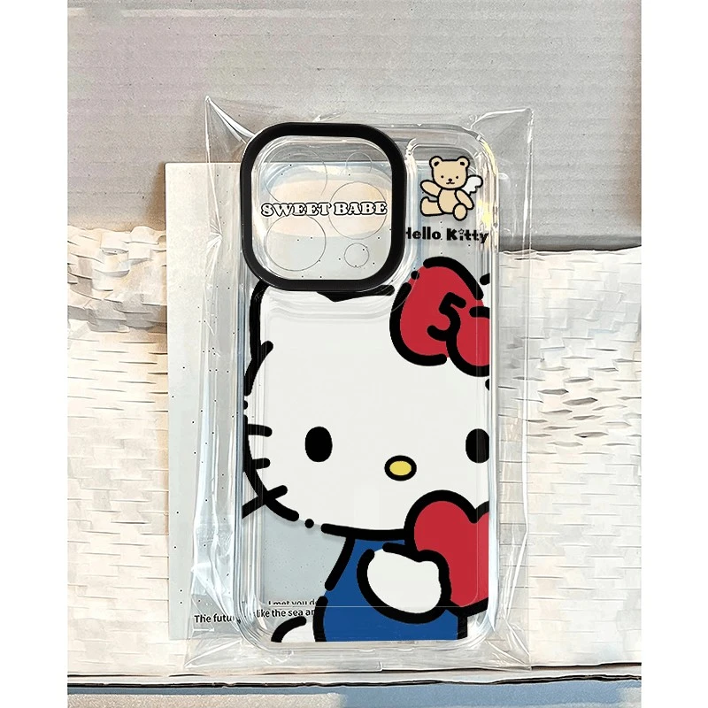 卡通爱心KT适用iphone16promax手机壳苹果15/13/14/12/11套华为no
