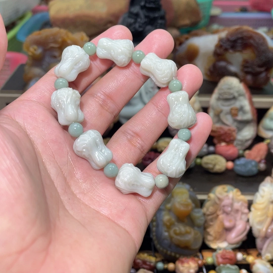 石英质玉未镶嵌手串