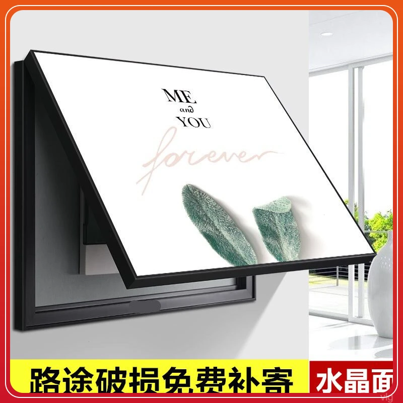 子弱电画框客厅电闸盒遮挡餐厅挂画配电箱电表箱装饰画免打孔开关