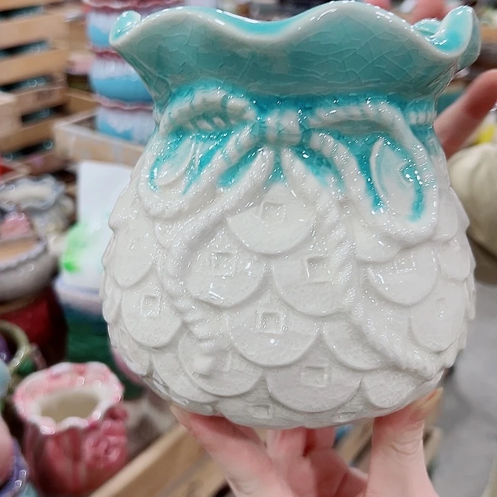 有孔，满10元发货多肉陶瓷花盆