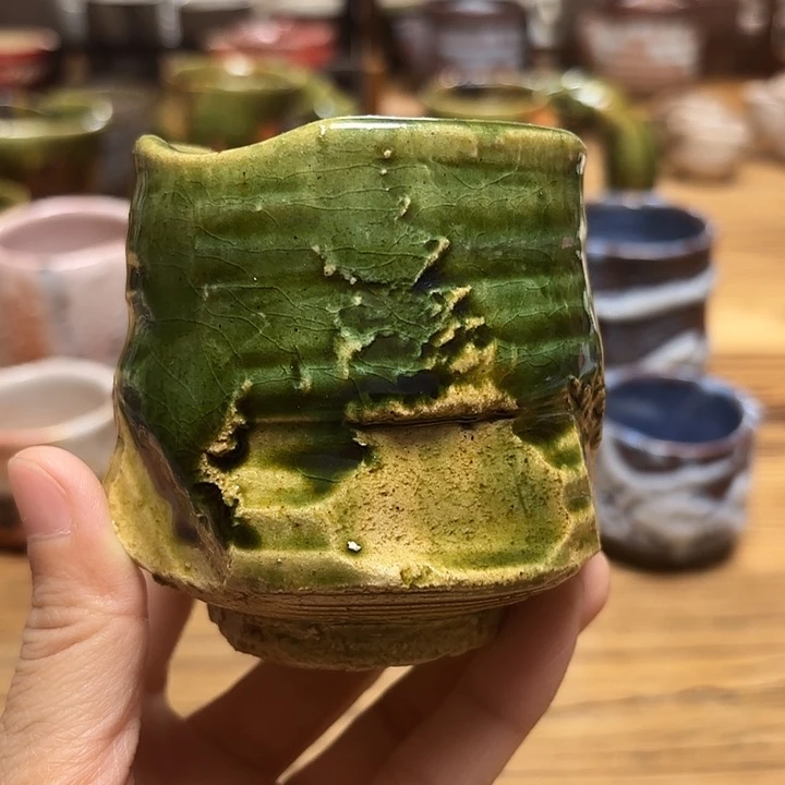 杯山田正和绿织布大杯子666666