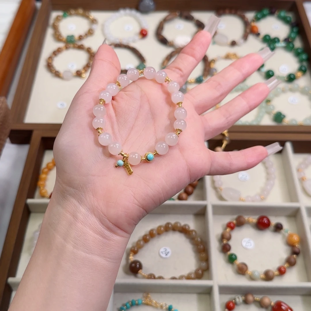 芋***鸡手链未镶嵌和田玉