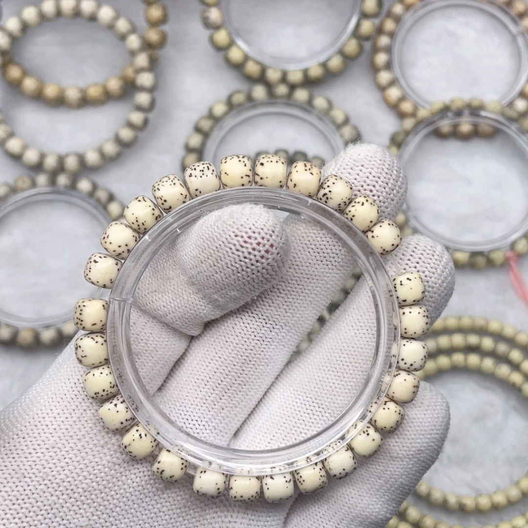 星月菩提手串87河豚原生态练手款