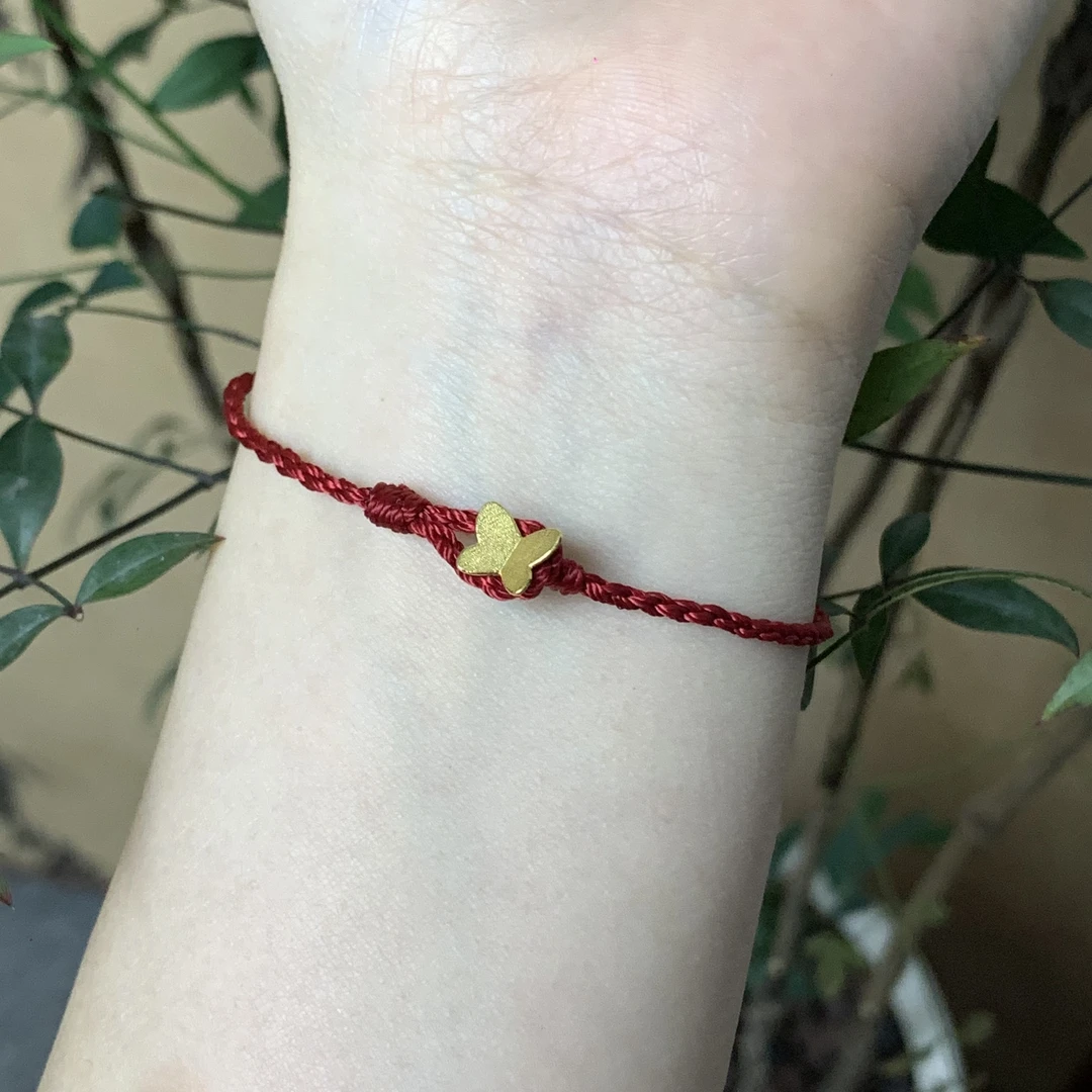 【珍珍严选】18K蝴蝶扣手绳-多样性发其一-HJSS175