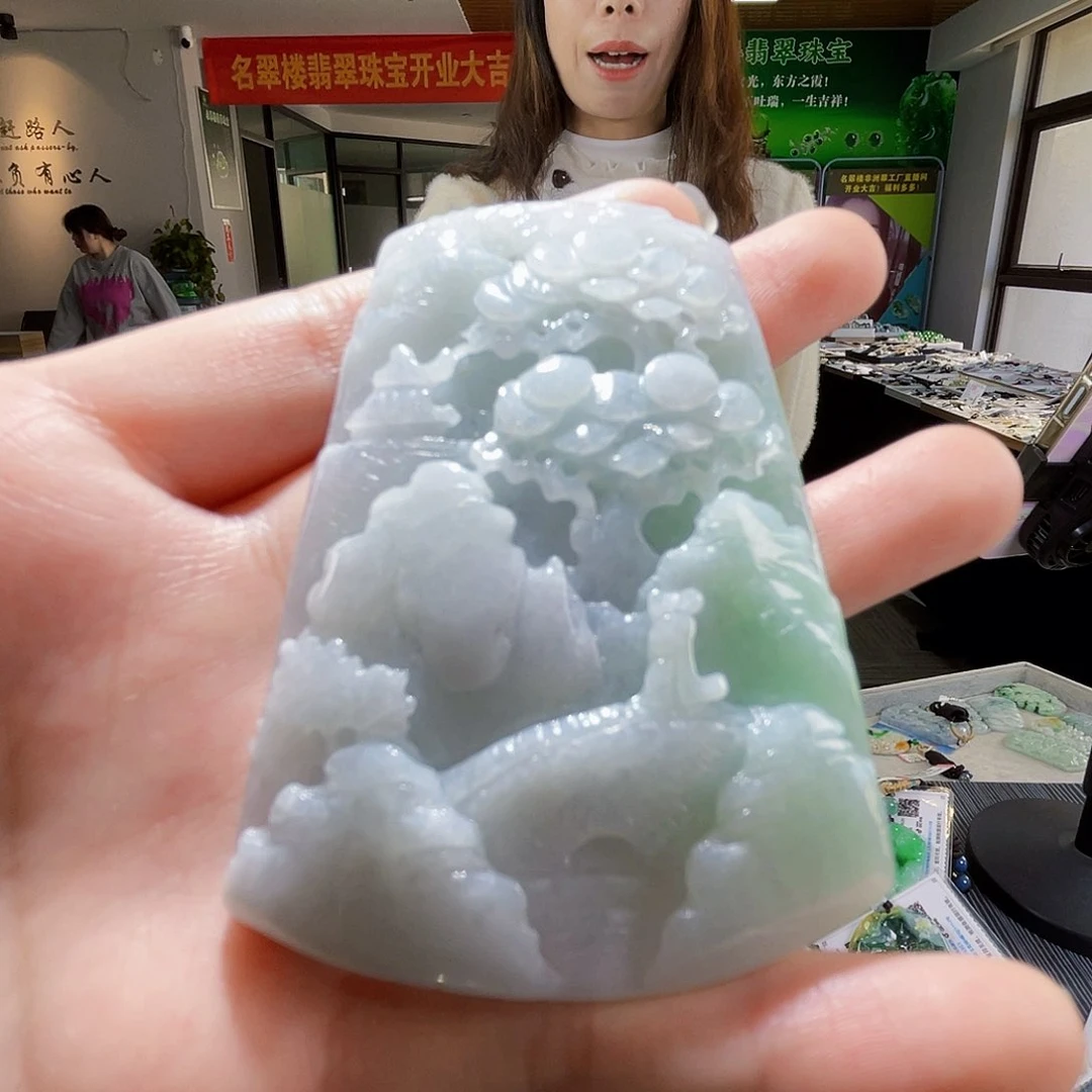 颈饰未镶嵌翡翠翡翠