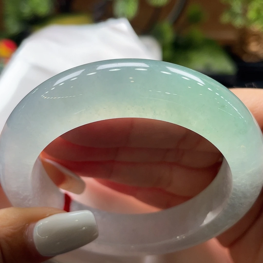 翡翠手镯未镶嵌44号53