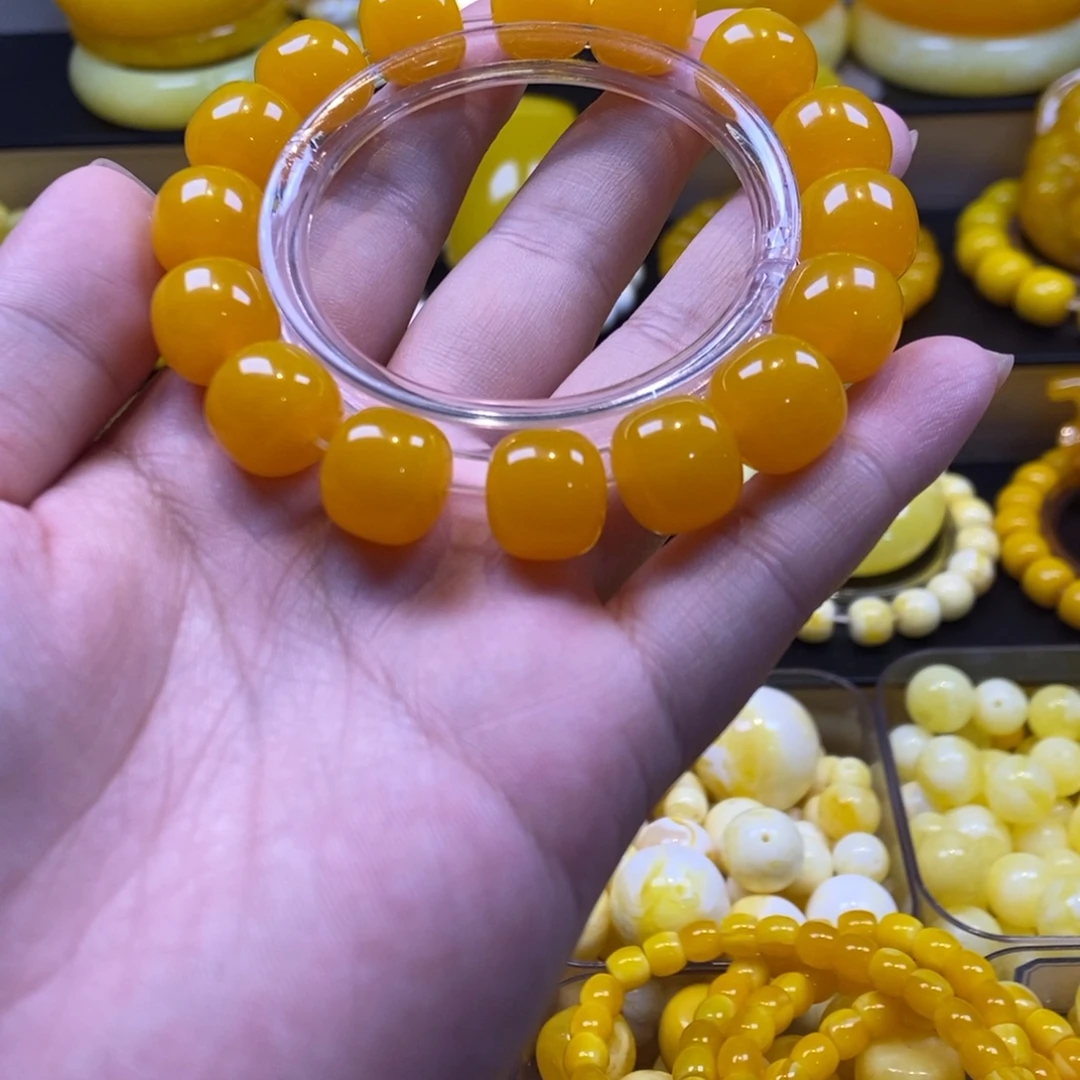 浅***浅精品手串蜜糖桔飘花