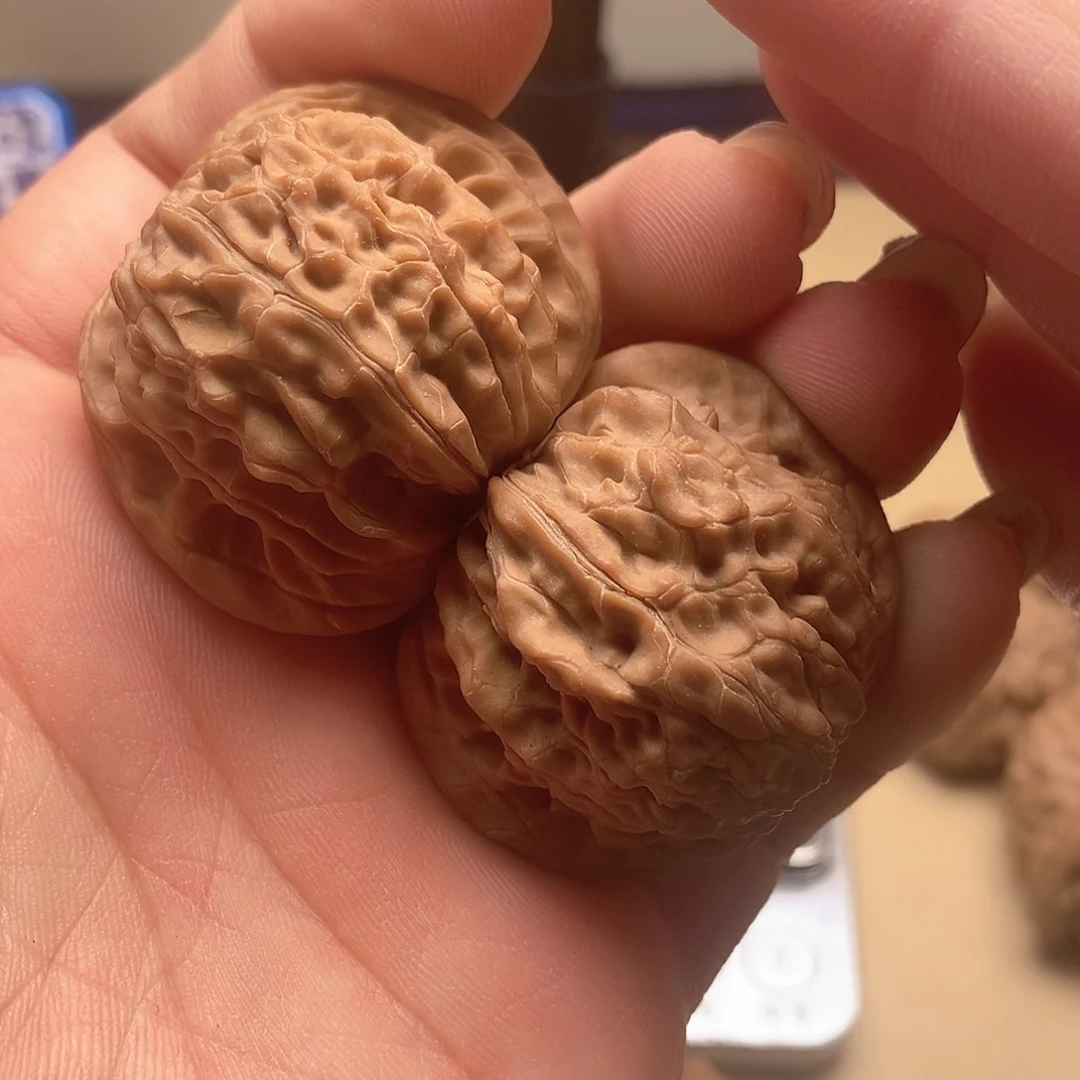 文玩核桃把件磨盘40