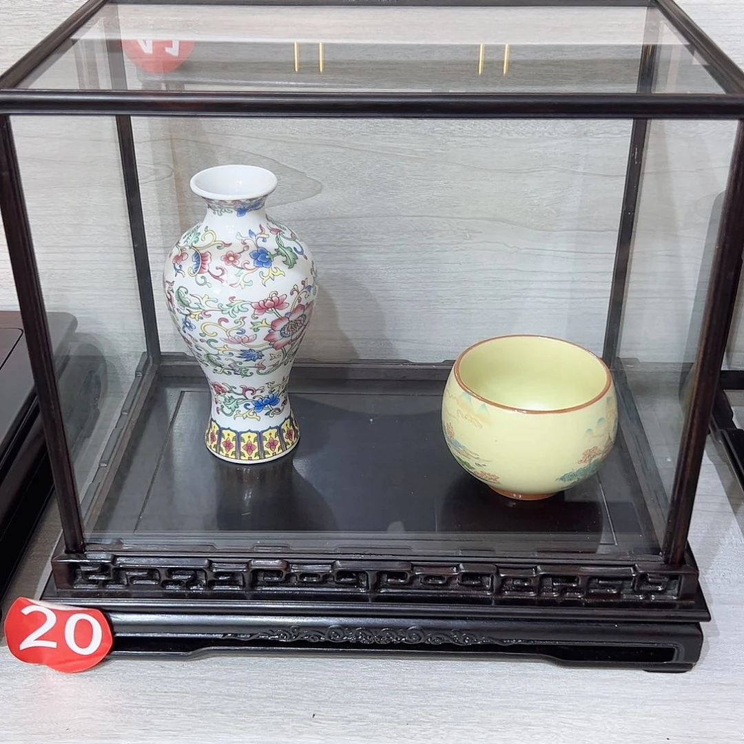 东非黑黄檀（紫光檀）玻璃罩