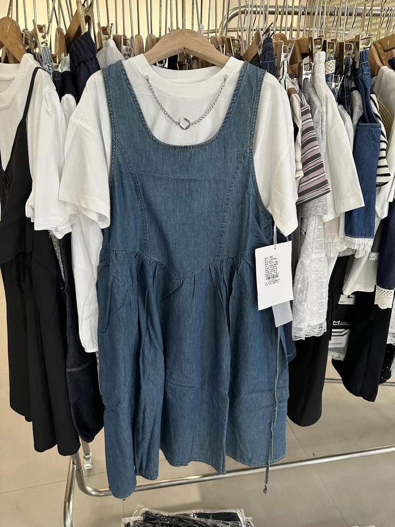 DX 女童牛仔裙2件套83612#