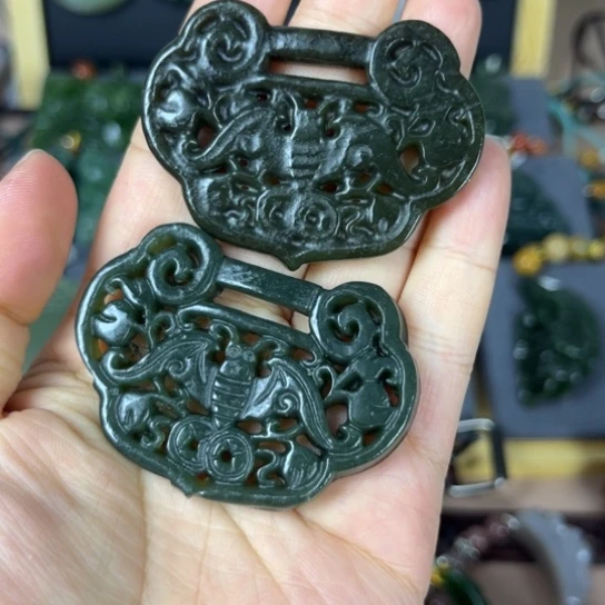 和田玉颈饰未镶嵌多样性发货 只发一个