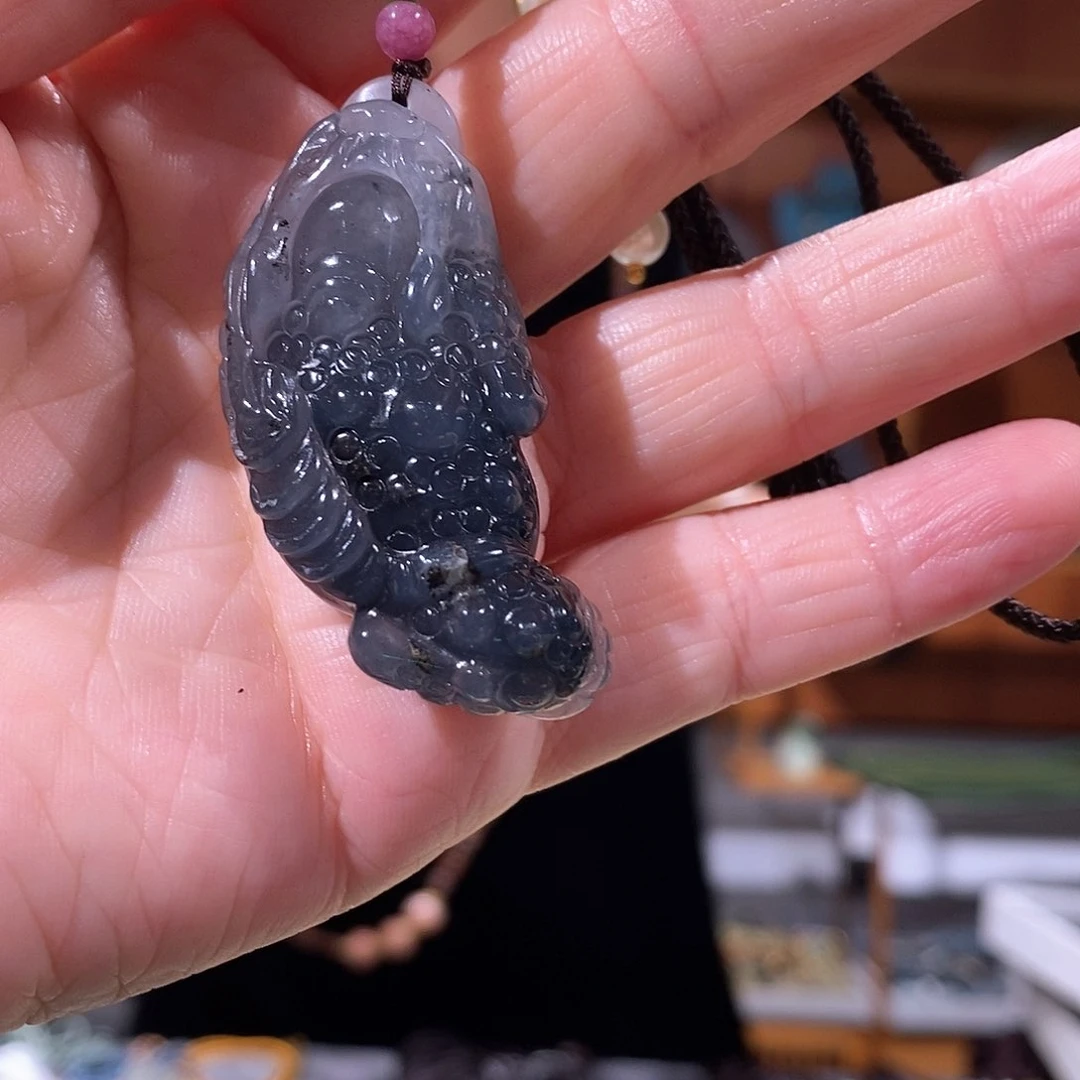 未镶嵌岫玉毛衣链