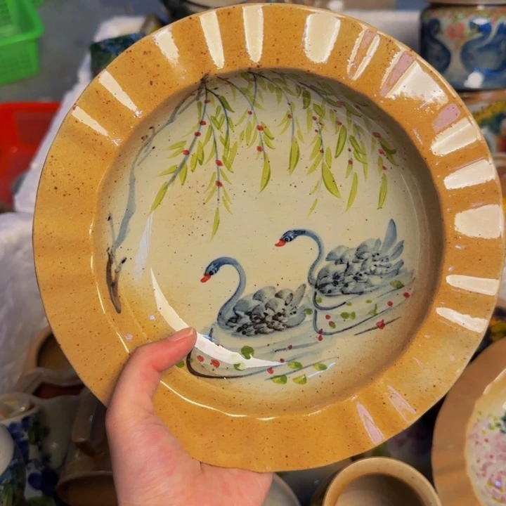 瓷片景德镇陶瓷手工手绘
