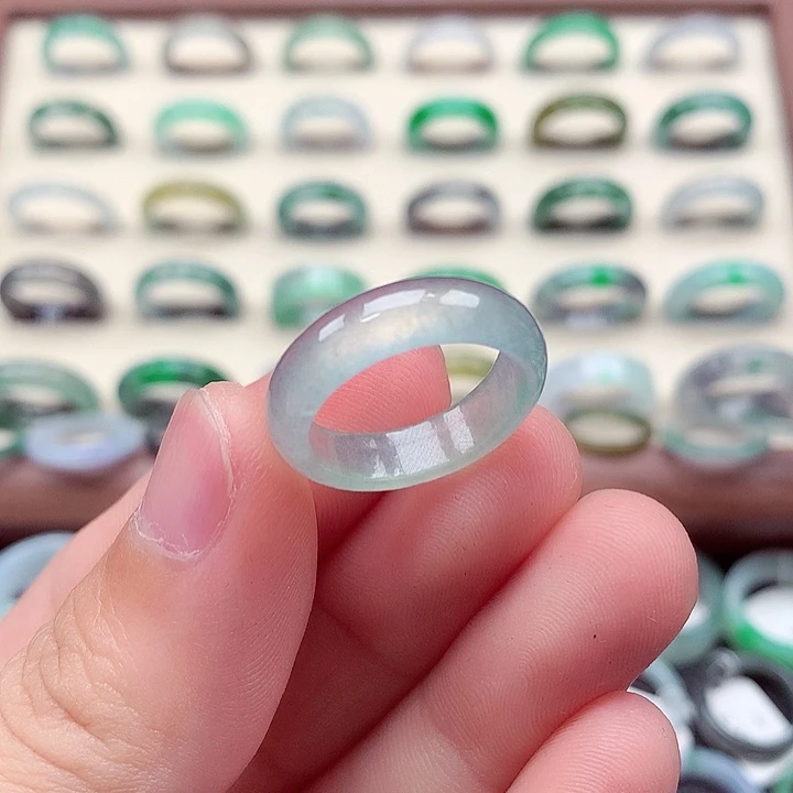 翡翠戒指未镶嵌14号