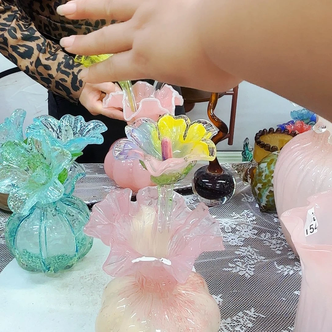 一花一瓶不完美琉璃花瓶花器艺术品