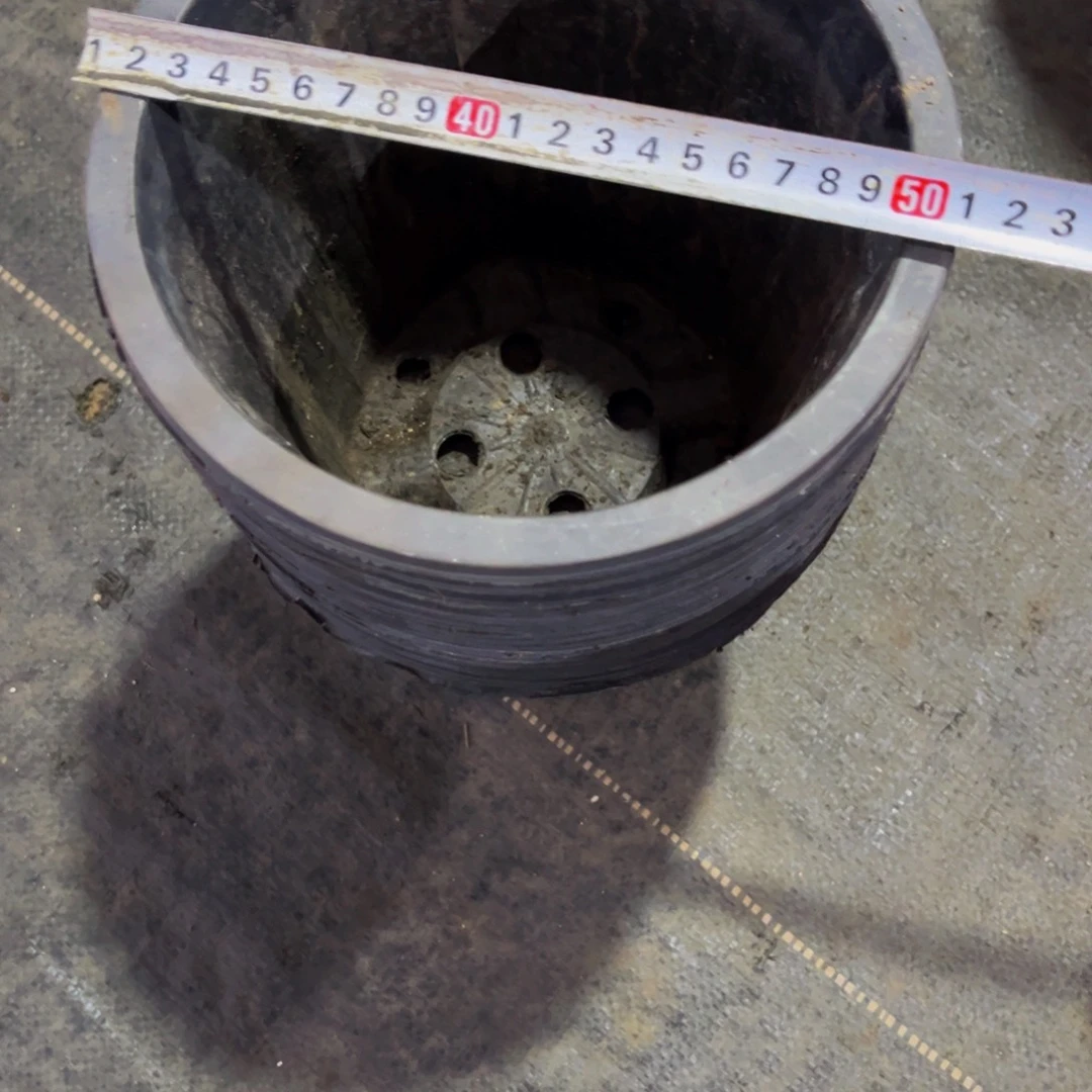 旧口径20高度18黑砖盆12个