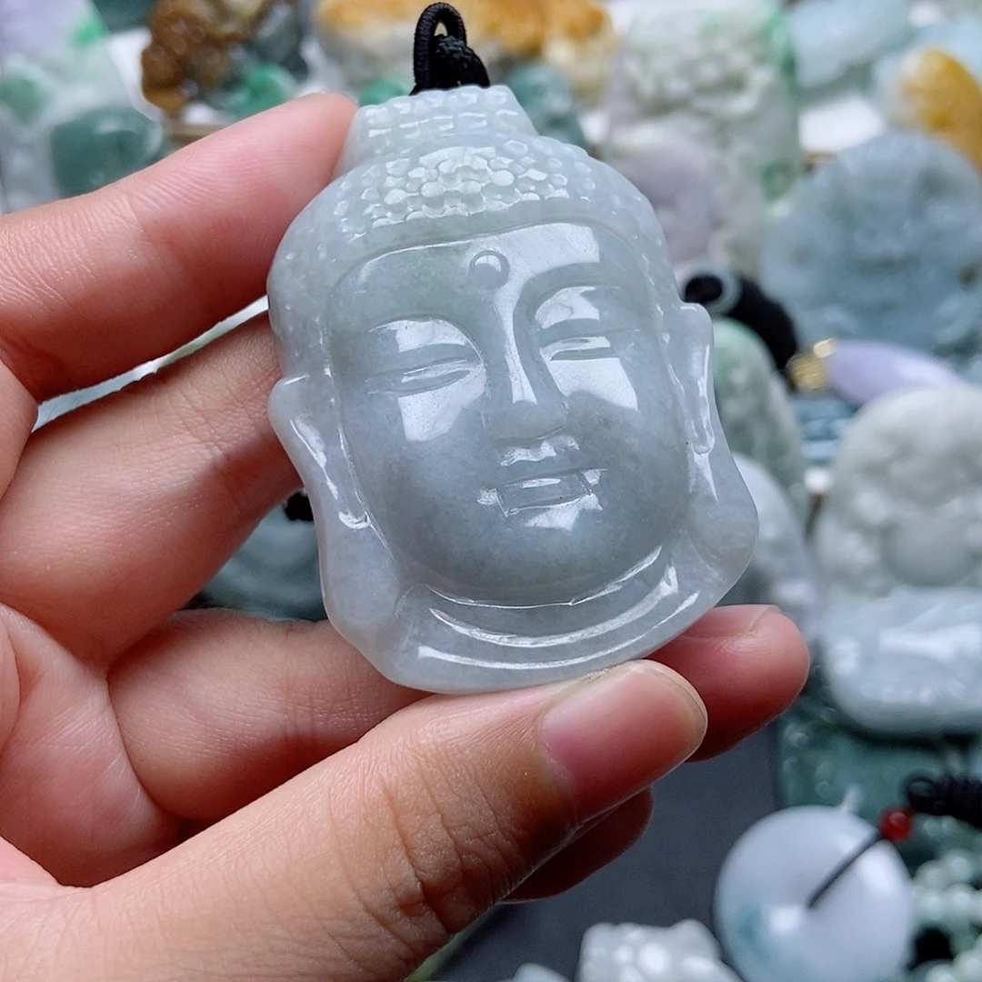翡翠未镶嵌吊坠(不含链)1