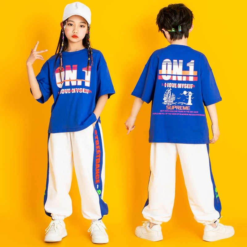 FAVMARTHA街舞儿童潮服六一小学生运动会舞蹈演出服炸街嘻哈表演