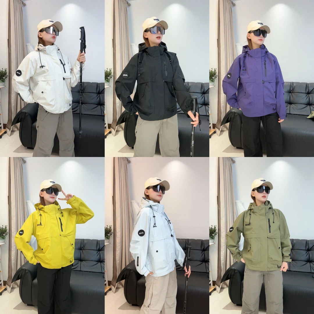JEEP/吉普2025新款防风防水三合一可拆卸冲锋衣情侣户外运动百搭
