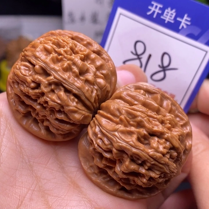文玩核桃把件41四座楼818