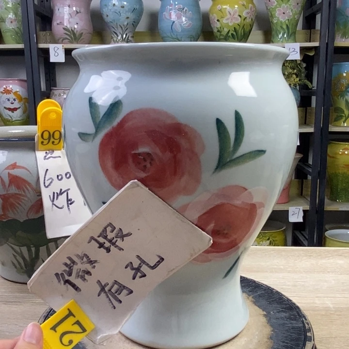 景德镇高温陶瓷花盆
