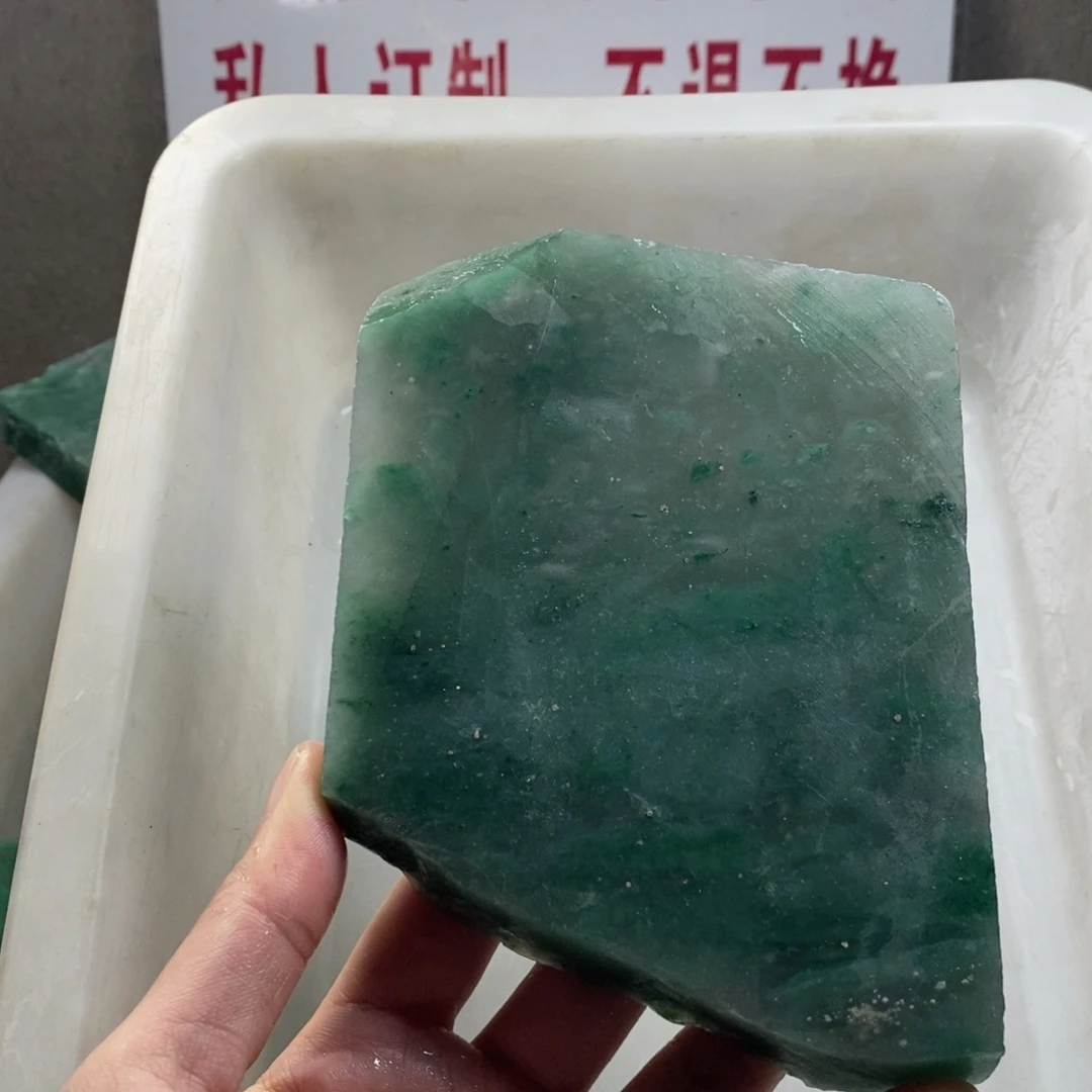 定制石英质玉用**粒天然非洲翠手镯定制