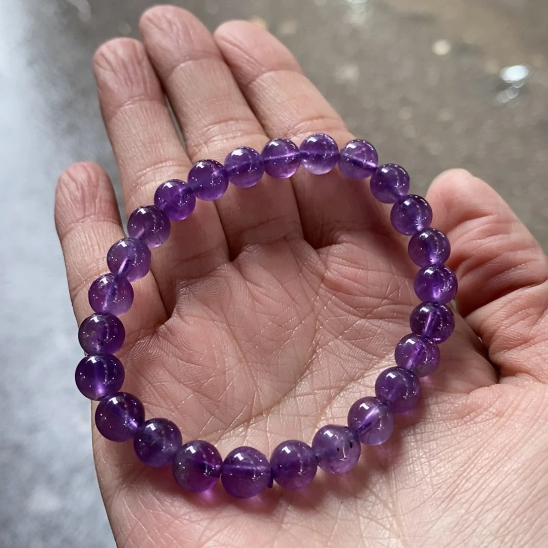 紫晶手串未镶嵌多样性发货 拍一发一