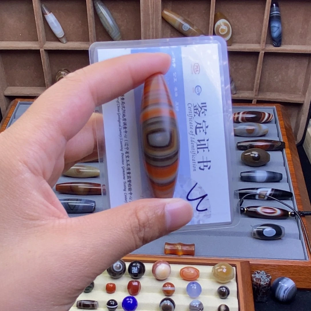 玛瑙/玉髓颈饰未镶嵌K***~