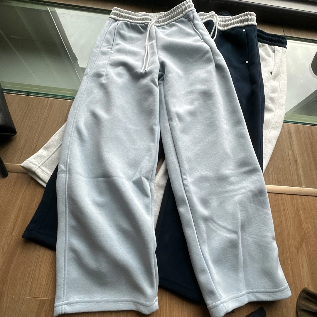 【美琪优选】春季撞色高腰 显瘦女士运动卫裤 女裤