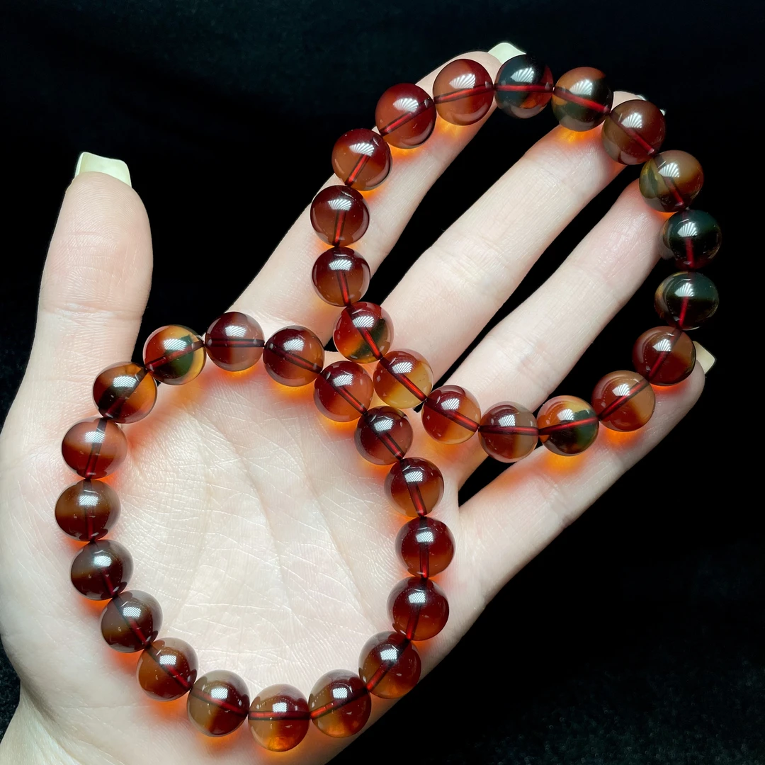 【云上叙】V63002-K-琥珀单圈手串—多样性发一件-10mm（商城）