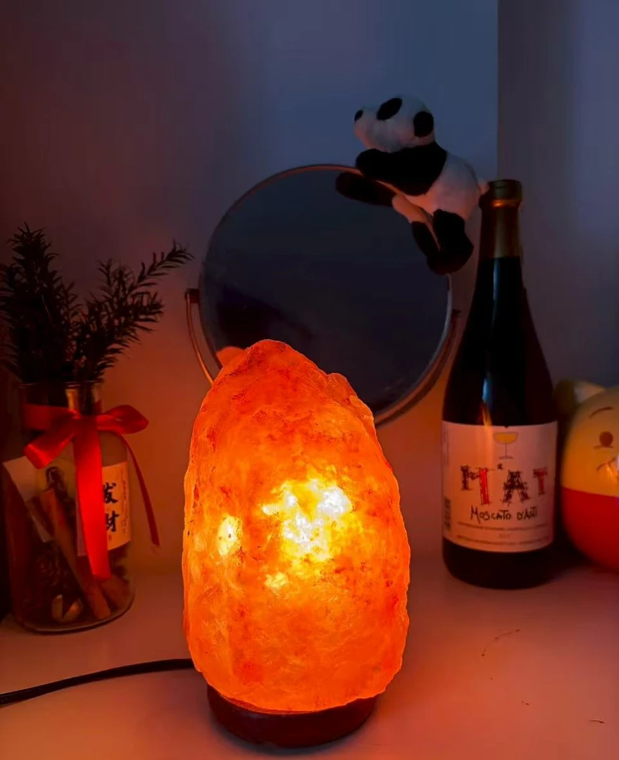 暮色水晶盐灯小夜灯粉丝专属（4-6斤福利款）