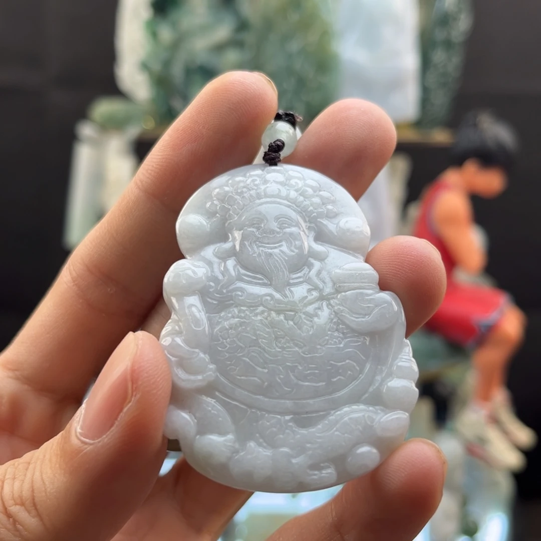颈饰未镶嵌翡翠财爷爷