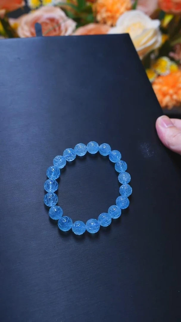 魔鬼蓝回纹雕刻单圈-多样性发其一