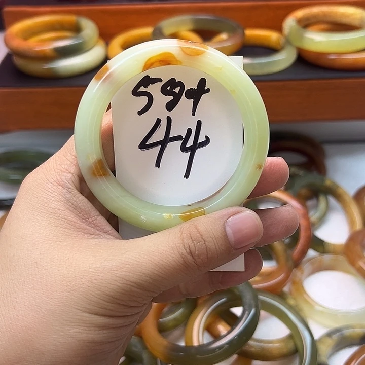 蛇纹石玉合金手镯