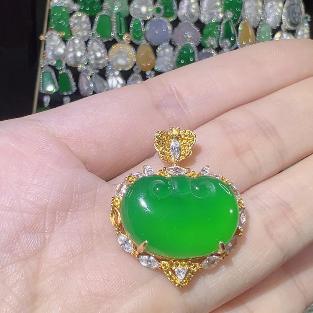 玛瑙/玉髓颈饰银S925镶嵌